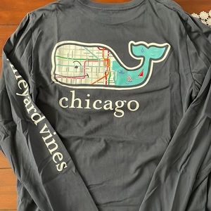 Vineyard vines Chicago “EL” System shirt